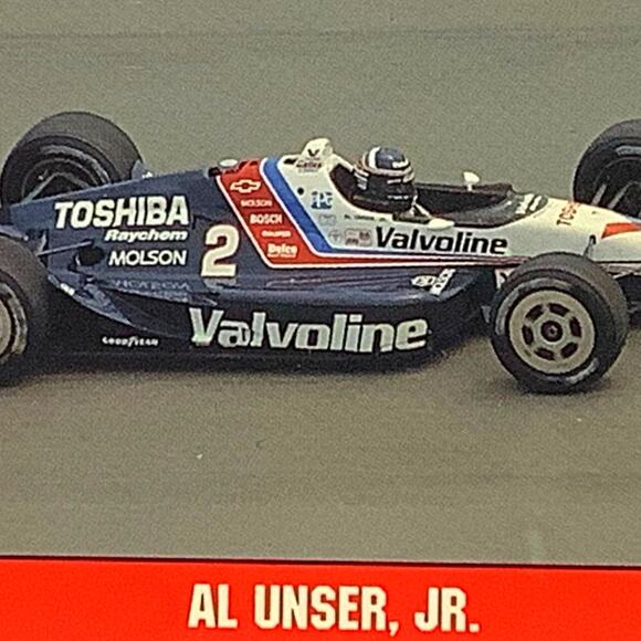 Al Unser Jr 4th Place Indy Finish, 1991 Action, 1992 Legends of Indy, Card 5 NM+ - Picture 1 of 4